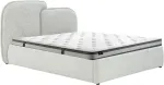 Home4you Voodi EMBRACE madratsiga HARMONY DUO 160x200cm, valge