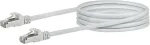 SCHWAIGER CAT 6 Netzwerkkabel S/FTP max. 250 MHz 1m Wei&szlig;