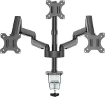 DELTACO Monitori Lauakinnitus Triple Gas Spring