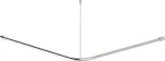 Deante Steel shower curtain rod