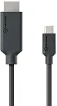 ALOGIC USB C Adapterkabel Typ C -HDMI M/M 4k 60 Hz 1m, sw