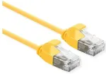 ROLINE UTP DataCenter Patchkabel Cat.6A (Class EA), LSOH, slim, gelb, 2 m
