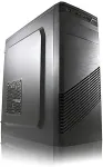 Korpus LC-Power LC Power Classic 7037B - Midi Tower - ATX - ohne Netzteil - Schwarz, Geb&uuml;rstetes Aluminium / Schwarz - USB/Audio (LC-7037B-ON)