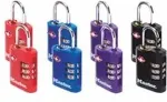 MASTER LOCK 2-er Pack TSA Zahlenschloss, Zuf&auml;llige Farbe