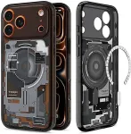 Spigen Ultra Hybrid (MagFit) iPhone 17 Pro Case Zero One Black