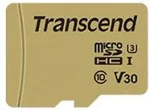 M&auml;lukaart TRANSCEND CARD microSD Card 8GB SDHC USD500S w/Adapter