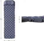 NILS eXtreme Hiking mat with pump NILS CAMP NC4006 Dark grey