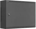 LANBERG SZAFA INSTALACYJNA TPR 10" & 19" Z PŁYTĄ MESH 560X420X180 CZARNA (ZŁOŻONA)