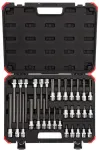 GEDORE Red screwdriver socket set, 1/2 (black/red, 32 pieces, TORX, in case) 3301577