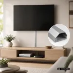 Maclean Aluminium cabel cover strip MCTV-897 S