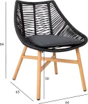 Home4you Tool HELSINKI must 64x65xH84cm, must