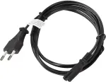 LANBERG Netzkabel CEE 7/16->IEC 320 C7 EURO (RADIO) 1,8m sw
