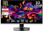Monitor Msi MPG 321URXDE QD-OLED (80 cm (31.5 Zoll), schwarz, UltraHD/4K, QD-OLED, Adaptive-Sync, USB-C, 240Hz Panel)
