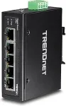 TRENDnet TI-G50 5-Port Gehrteter Industrieller Gigabit DIN-Rail Switch