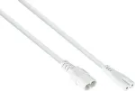 Kabelmeister Euro-Verl&auml;ng. Stecker C8 an C7, wei&szlig;, 5m