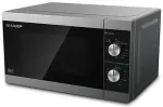 Mikrolaineahi Sharp Home Appliances YC-MG01E-S microwave Black, Grey Combination microwave Countertop 20 L 800 W