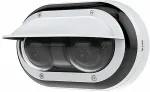 Axis IP-kaamera AXIS P4707-PLVE - v&otilde;rgupanoramakaamera - kuppel - v&auml;litingimustesse - vandalismikindel / ilmastikukindel - v&auml;rviline (p&auml;ev&&ouml;&ouml;) - 2 x 5 MP - 2592 x 1944 - fikseeritud iirisava - erinevad fookuskaugused - heli - GbE - MJPEG, H.264, H.26