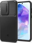 Spigen Kaitse&uuml;mbris Optik Armor, Samsung Galaxy A55 5G, must, kaamera kattega,