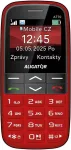 Mobiiltelefon ALIGATOR A770 Senior red + desk charger