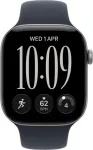 APPLE Nutikell Watch Series 12 GPS + Cellular 42mm Space Grey alumiiniumkorpus Navy Blue spordirihmaga - S/M