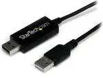 Startech .com 2 Port USB Tastatur und Maus KM Switch / Umschalter mit Datentransfer f&uuml;r PC und Mac - Tastatur-/Mausschalter - USB - Desktop (SVKMS2)