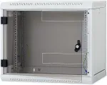 Triton Wall rack RUA 12U/500mm with side panel+glass door, black