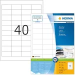 HERMA Kleebised Premium A4 valge 48,5x25,4 mm paber 4000 tk.
