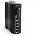 LevelOne Level One IES-0610 - Switch - 4 x 10/100/1000 (PoE+) x Gigabit Ethernet/Gigabit SFP-Kombination x Fast Ethernet/Gigabit SFP - an DIN-Schiene montierbar - PoE+ - Gleichstrom (55506307)