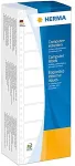 Herma Computer labels - Leporellogefaltete, perforierte, permanent selbstklebende, matte Endlospapieretiketten - wei&szlig; - 88,9 x 23 mm - 6000 Etikett(en) (8210)