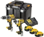 Dewalt ZESTAW COMBO 18V DCK266P3T (DCD796, DCF887) 3x5,0Ah TSTAK