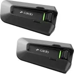 Cardo PT200101 motorcycle intercom 2 channels 1600 m Black