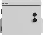 LANBERG 10" IP55 Outdoor Wall/Pole-Mount Rack Cabinet, 320 ? 220 ? 300 mm, Grey (Assembled)