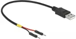 DELOCK USB Stromkabel Typ-A auf 2 x Pfostenstecker einzeln Strom 20 cm (85401)