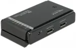 Delock DisplayPort 1.4 Switch 2 x 2 DisplayPort in zu 1 x 2 DisplayPort out 8K