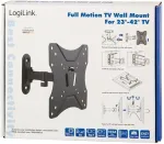 Logilink Full Motion - Wandhalterung f&uuml;r Plasma/LCD/TV - fester, kaltgepresster Stahl - Bildschirmgr&ouml;&szlig;e: 58.4-106.7 cm (23-42) (BP0007)