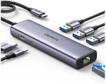 Ugreen 15598 interface hub USB 3.2 Gen 1 (3.1 Gen 1) Type-C 5000 Mbit/s Silver