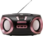 Raadio Adler Radio Boombox CD MP3 AD1181 black copper