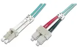 Digitus LWL Patchkabel LC -> SC 5.00m Multimode Duplex OM4