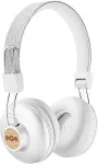 The House Of Marley Positive Vibration 2 Wireless Headset Wired & Wireless Head-band Calls/Music Micro-USB Bluetooth White