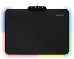 LOGILINK Mauspad Gaming RGB Beleuchtung mit USB-A Anschluss Silikon 36x26cm Black
