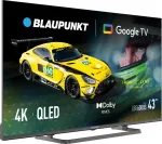Teler Blaupunkt QLED TV | 43QBG6000S | 43 | Smart TV | Google TV | Black