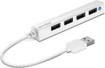 Speedlink USB hub Snappy Slim 4-port USB 2.0 Passive, valge (SL-140000-WE)