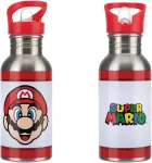Paladone Super Mario Metal Water Bottle with Straw
