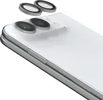 Zagg Glass Elite Anti-Reflective Camera Rings for Apple iPhone Duo - Silver