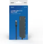 NONAME SAVIO Hub USB-C - 4 x USB-A, AK-54