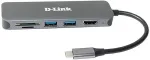 D-Link DUB-2327 6-in-1 USB-C Hub mit HDMI/USB-PD/SD-Reader retail