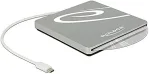 DeLOCK Externes Geh&auml;use f&uuml;r 5.25? Slot-in Slim SATA Laufwerke 9,5 / 12,7 mm zu USB Type-C&trade; Stecker silber