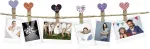 FUJI film Instax Design Clips 10-Pack Heart