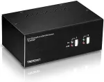 TRENDnet KVM Switch 2-Port Displayport mit Audio USB 2.0 Hub