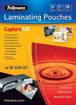 FELLOWES Laminating Pouches Capture 125 micron - 50er-Pack - gl&auml;nzend - 54 x 86 mm - Taschen f&uuml;r Laminierung (53966)